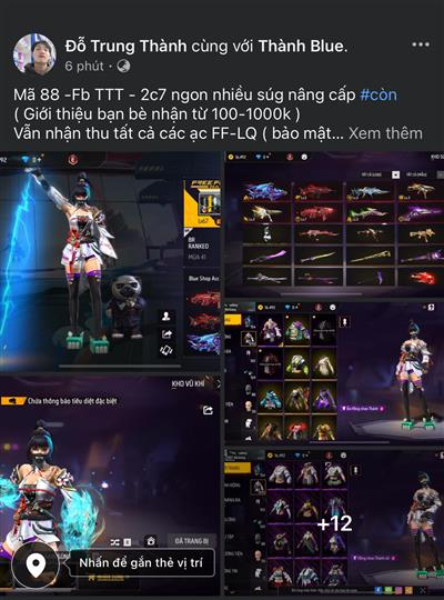 Mua Bán Ạcc Free Fire - Liên Quân