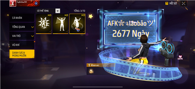 Acc FF hiếm Cổ ID 8 Số Chính Chủ