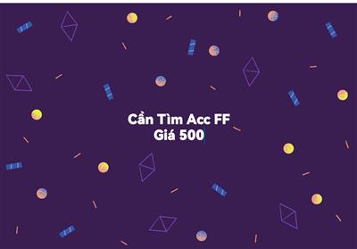 Cần Tìm Acc